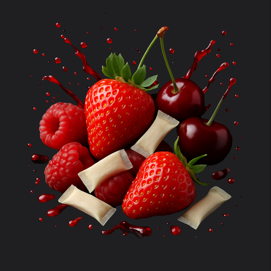 Strawberry, Raspberry & Cherry Hama Nicotine Pouches - 12mg