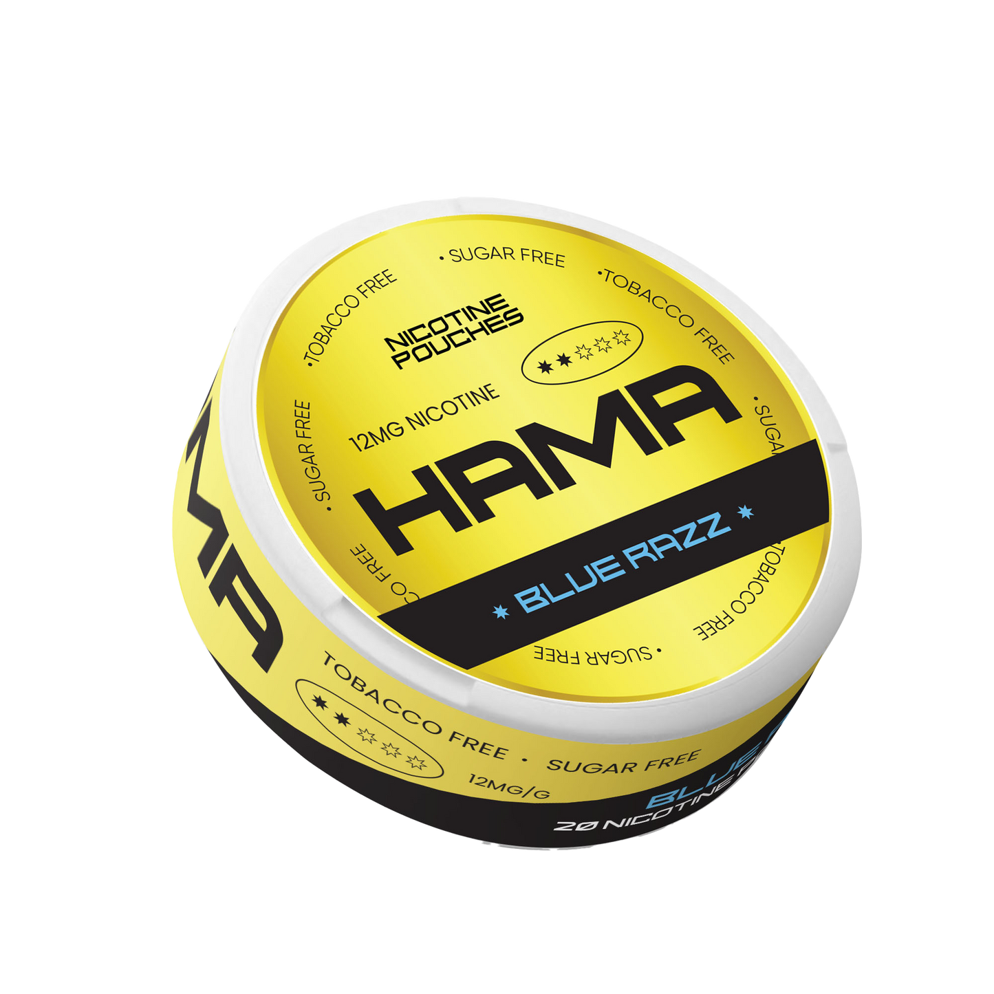 Blue Razz Hama Nicotine Pouches - 12mg