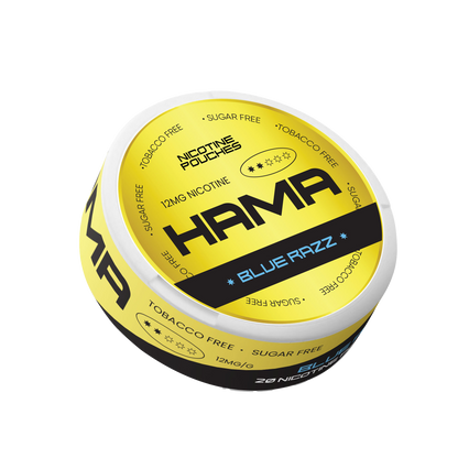 Blue Razz Hama Nicotine Pouches - 12mg