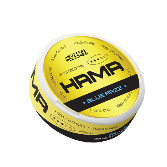 Blue Razz Hama Nicotine Pouches - 18mg